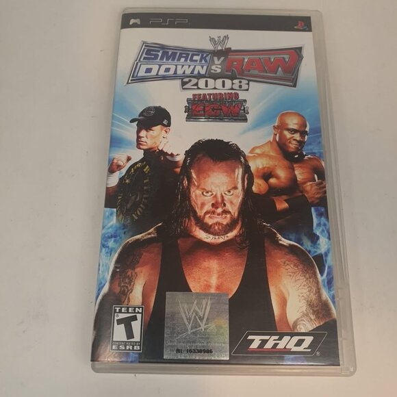 WWE SmackDown vs. Raw 2008 Featuring ECW (Sony PSP, 2007) - Picture 1 of 2
